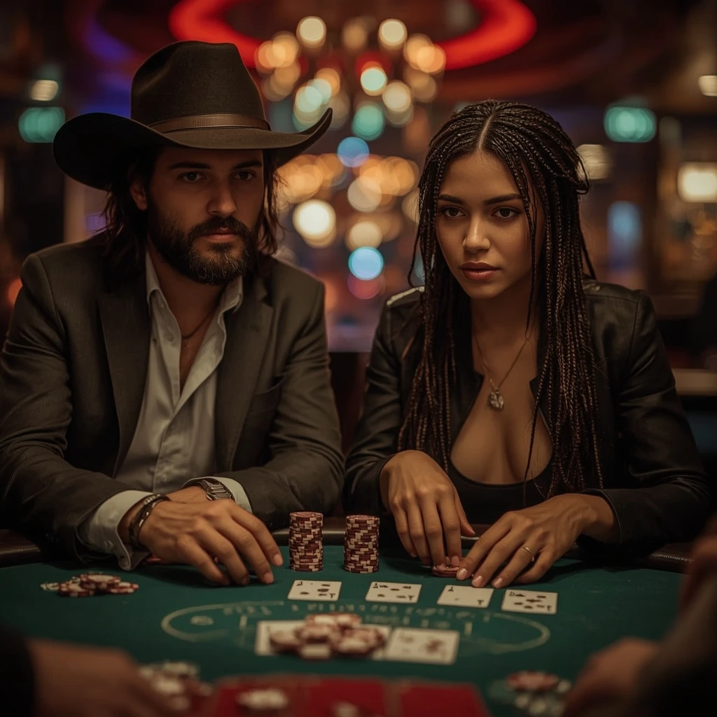 photo de deux joueurs de poker ORIENT XPRESS CASINO